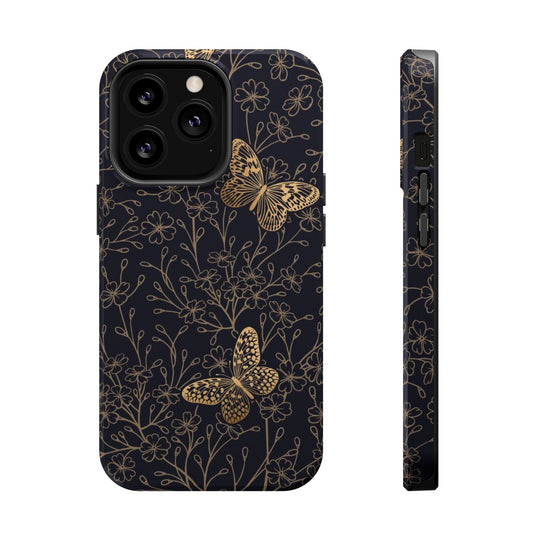 Golden Butterly Case - Magnetic Back - Ezra's Clothing - Magnetic Case