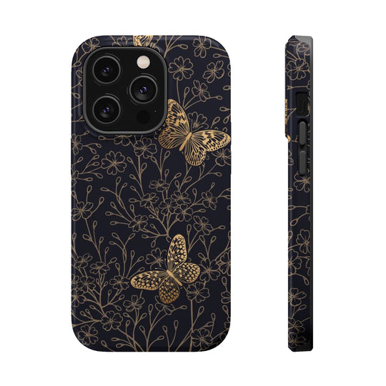 Golden Butterly Case - Magnetic Back - Ezra's Clothing - Magnetic Case