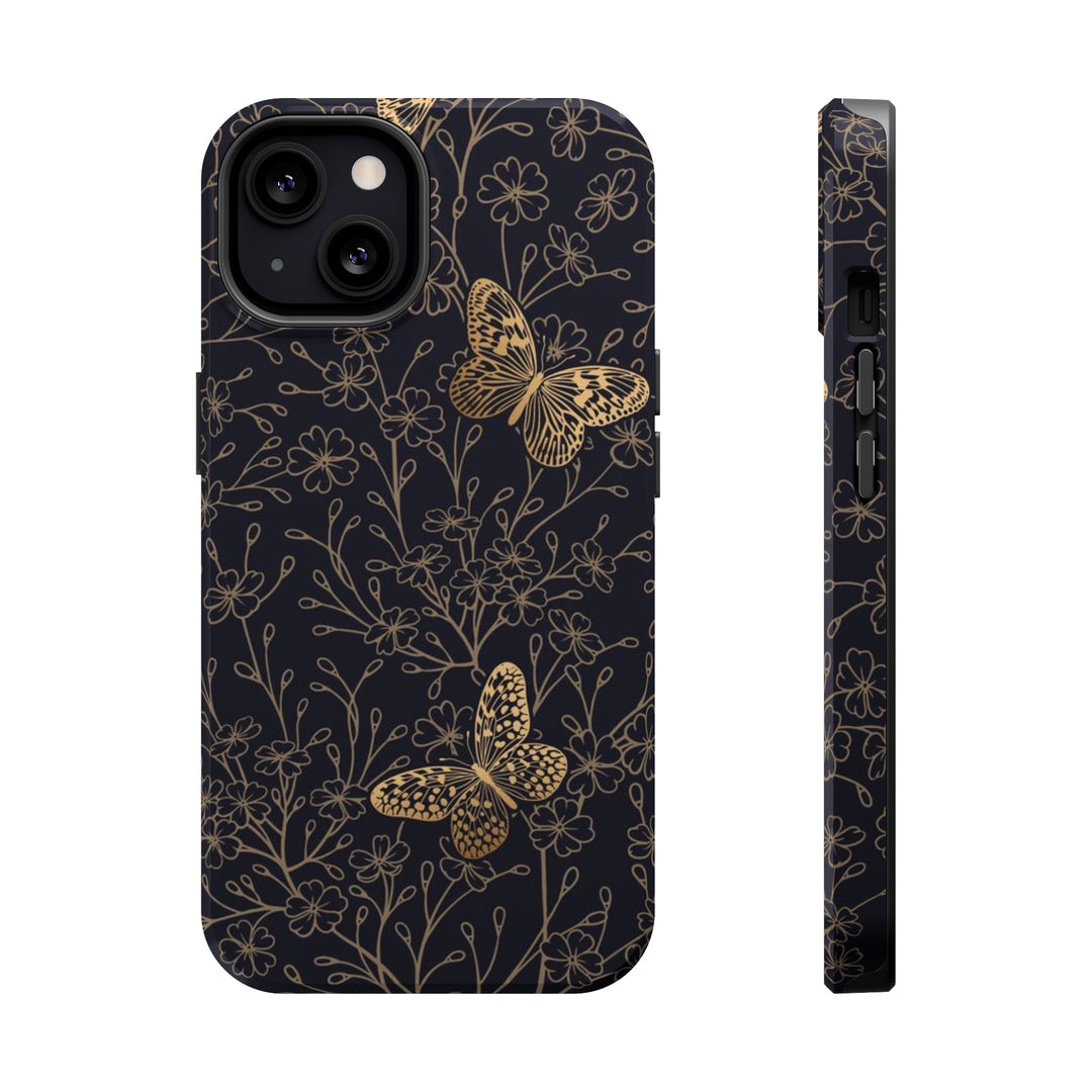 Golden Butterly Case - Magnetic Back - Ezra's Clothing - Magnetic Case