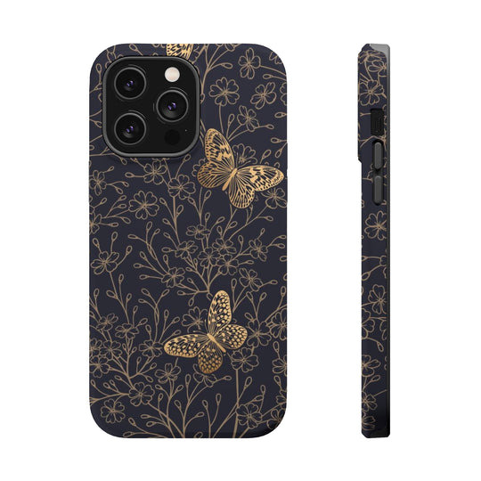 Golden Butterly Case - Magnetic Back - Ezra's Clothing - Magnetic Case