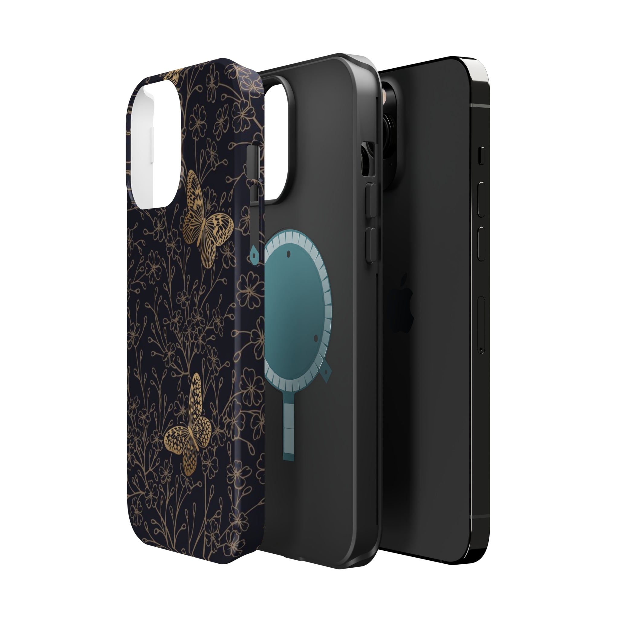 Golden Butterly Case - Magnetic Back - Ezra's Clothing - Magnetic Case