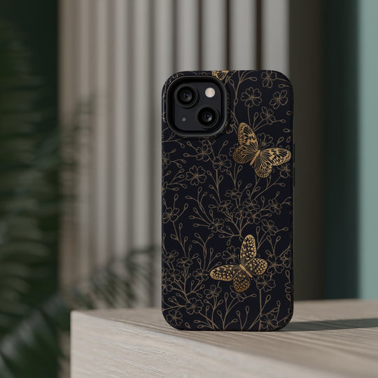 Golden Butterly Case - Magnetic Back - Ezra's Clothing - Magnetic Case