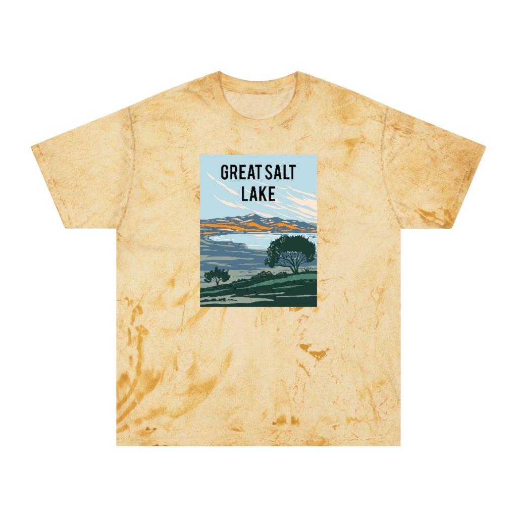 Great Salt Lake T-Shirt (Color Blast) - Ezra's Clothing