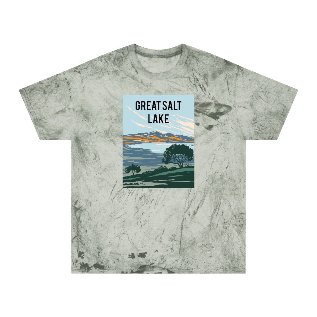 Great Salt Lake T-Shirt (Color Blast) - Ezra's Clothing - T-Shirt