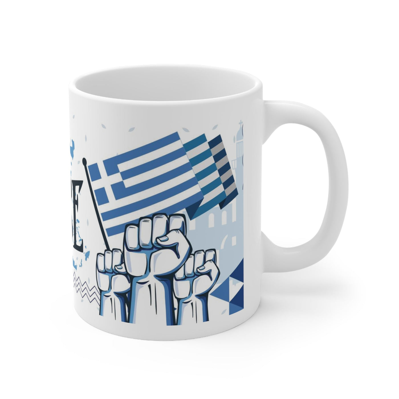 Greece Coffee Mug - Ezra's Clothing