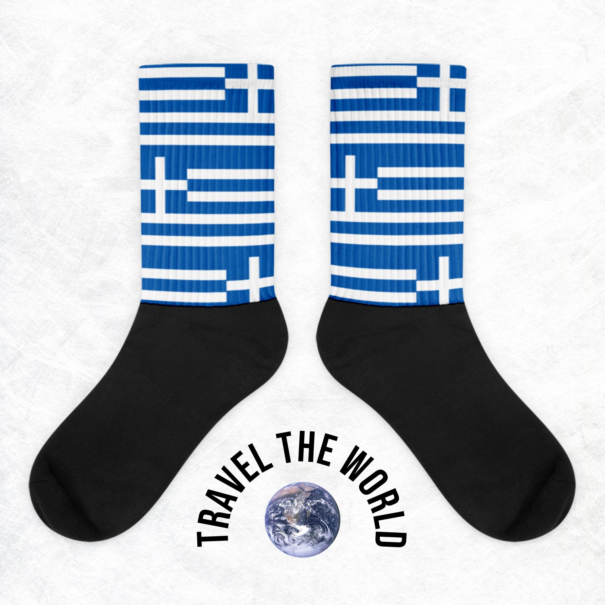 Greece Socks - Ezra's Clothing - Socks