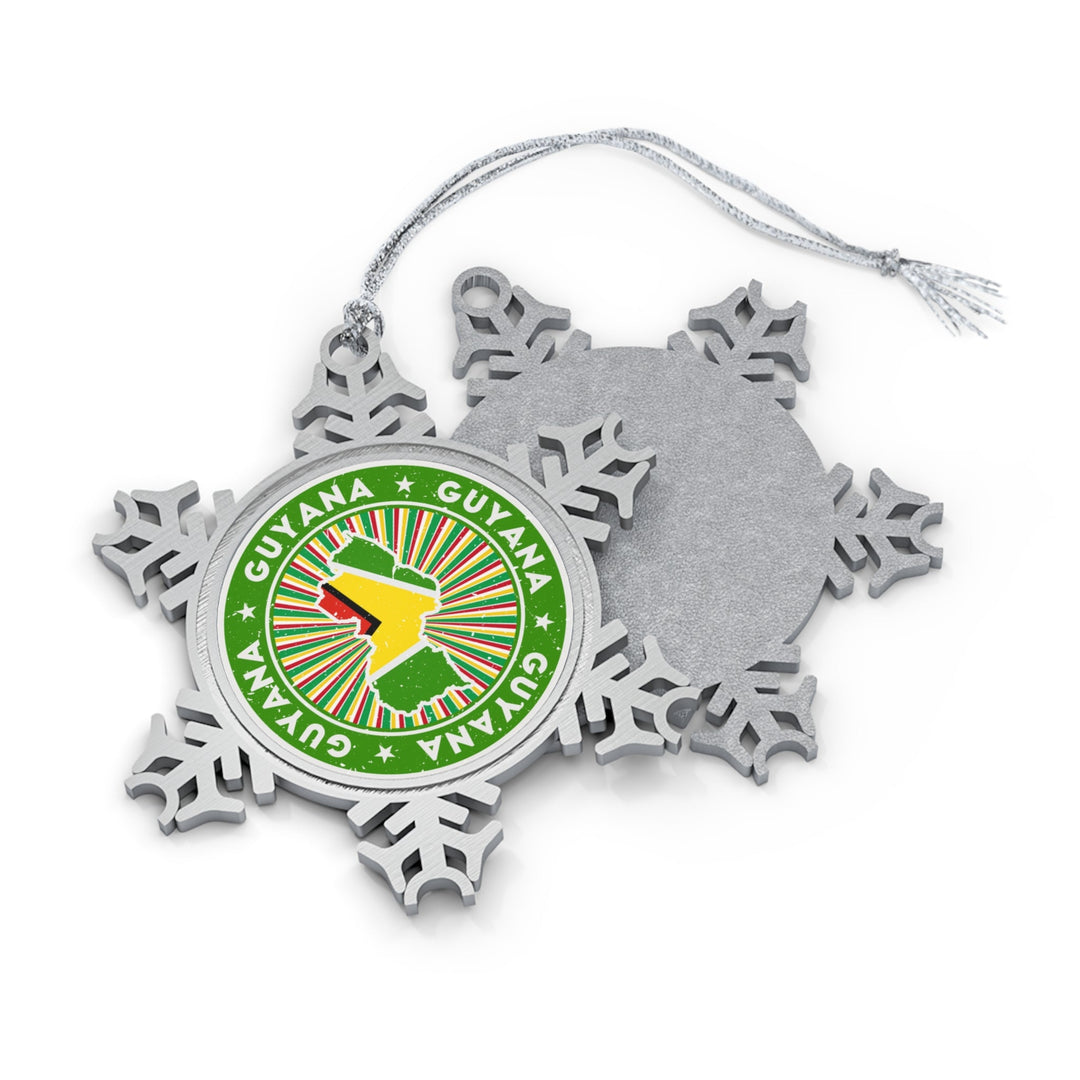 Guyana Snowflake Ornament - Ezra's Clothing - Christmas Ornament