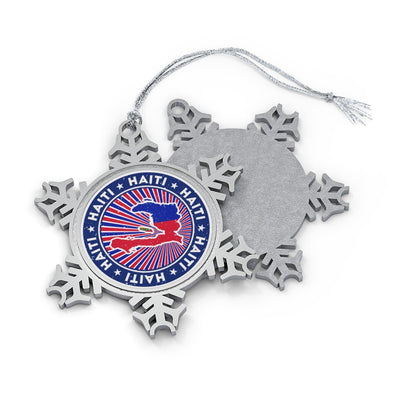 Haiti Snowflake Ornament - Ezra's Clothing