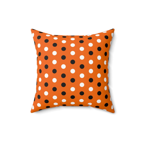 Halloween Polka Dots Throw Pillow - Ezra's Clothing - Pillows