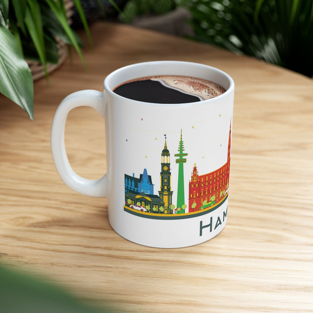 Hamburg Germany Coffee Mug - Ezra's Clothing - Mug