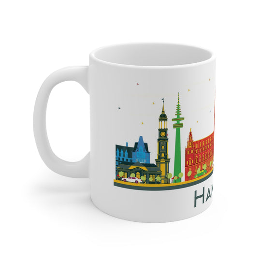 Hamburg Germany Coffee Mug - Ezra's Clothing - Mug