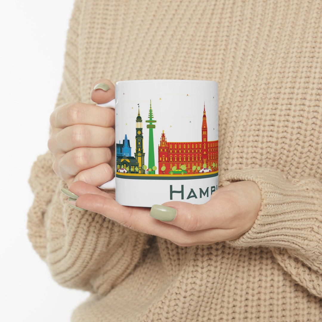 Hamburg Germany Coffee Mug - Ezra's Clothing - Mug