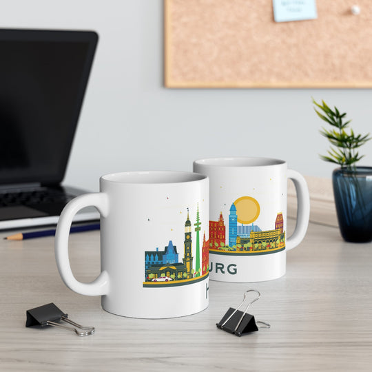 Hamburg Germany Coffee Mug - Ezra's Clothing - Mug