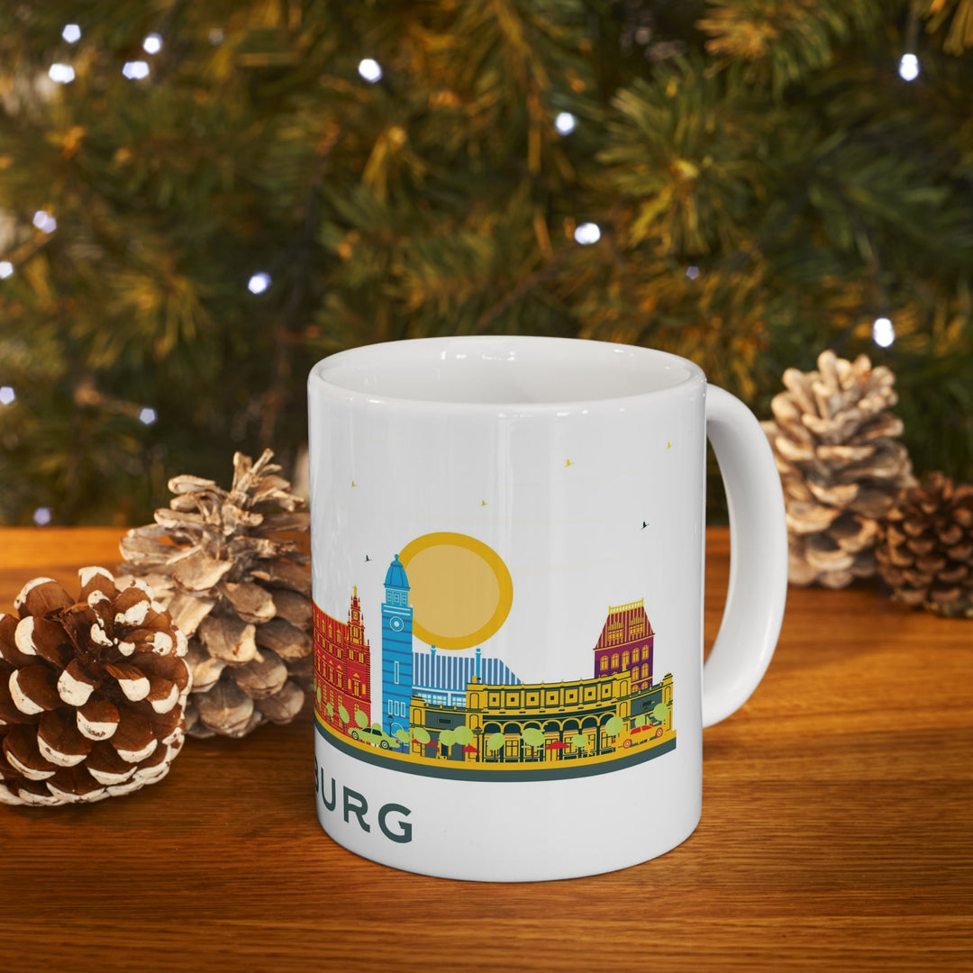 Hamburg Germany Coffee Mug - Ezra's Clothing - Mug