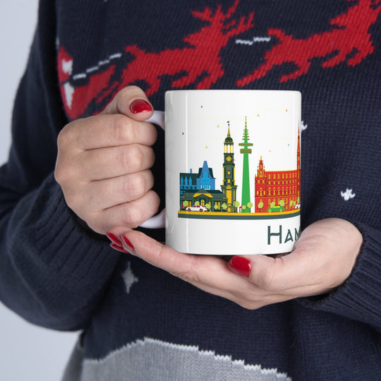 Hamburg Germany Coffee Mug - Ezra's Clothing - Mug