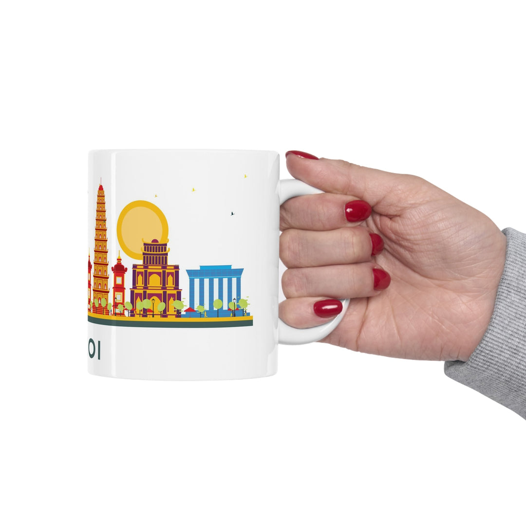 Hanoi Vietnam Coffee Mug - Ezra's Clothing - Mug