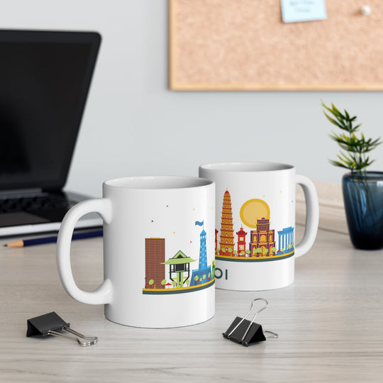 Hanoi Vietnam Coffee Mug - Ezra's Clothing - Mug