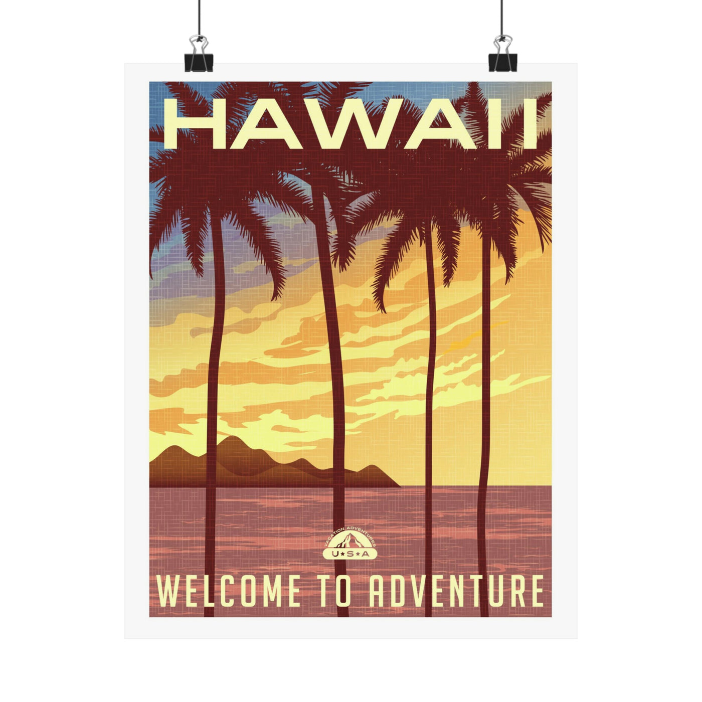 Hawaii Travel Poster - Ezra's Clothing