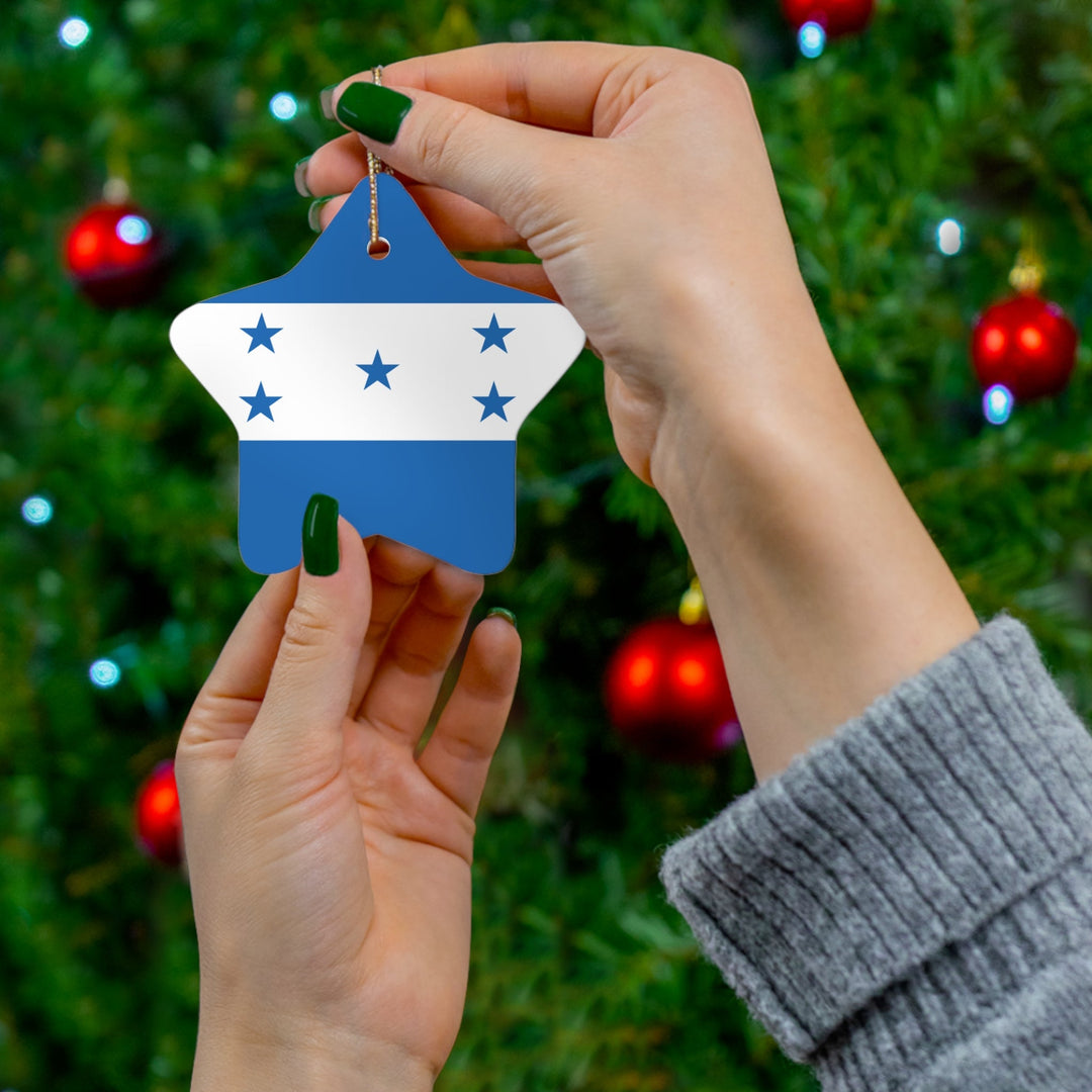 Honduras Ceramic Ornament - Ezra's Clothing - Christmas Ornament
