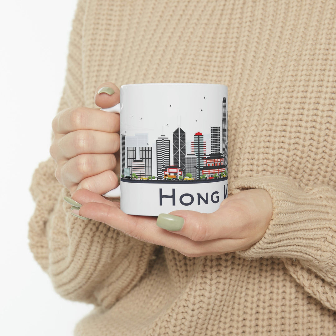 Hong Kong China Coffee Mug - Ezra's Clothing - Mug