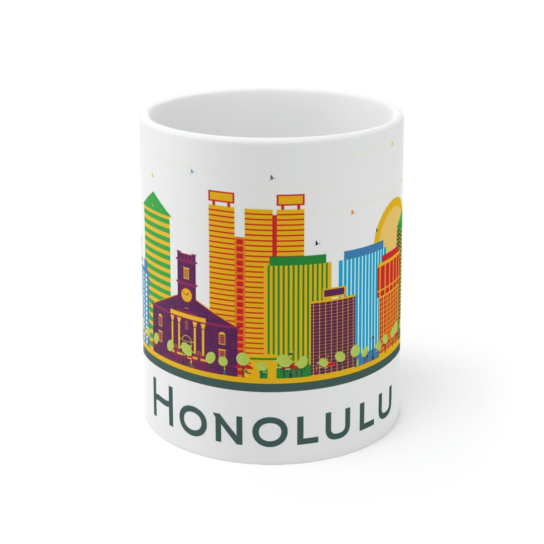 Honolulu Hawaii Coffee Mug - Ezra's Clothing - Mug