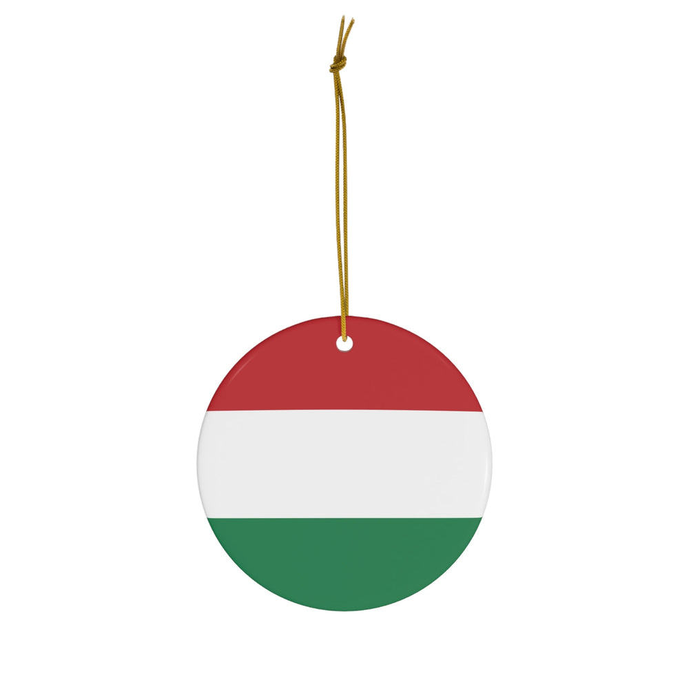 Hungary Ceramic Ornament - Ezra's Clothing - Christmas Ornament