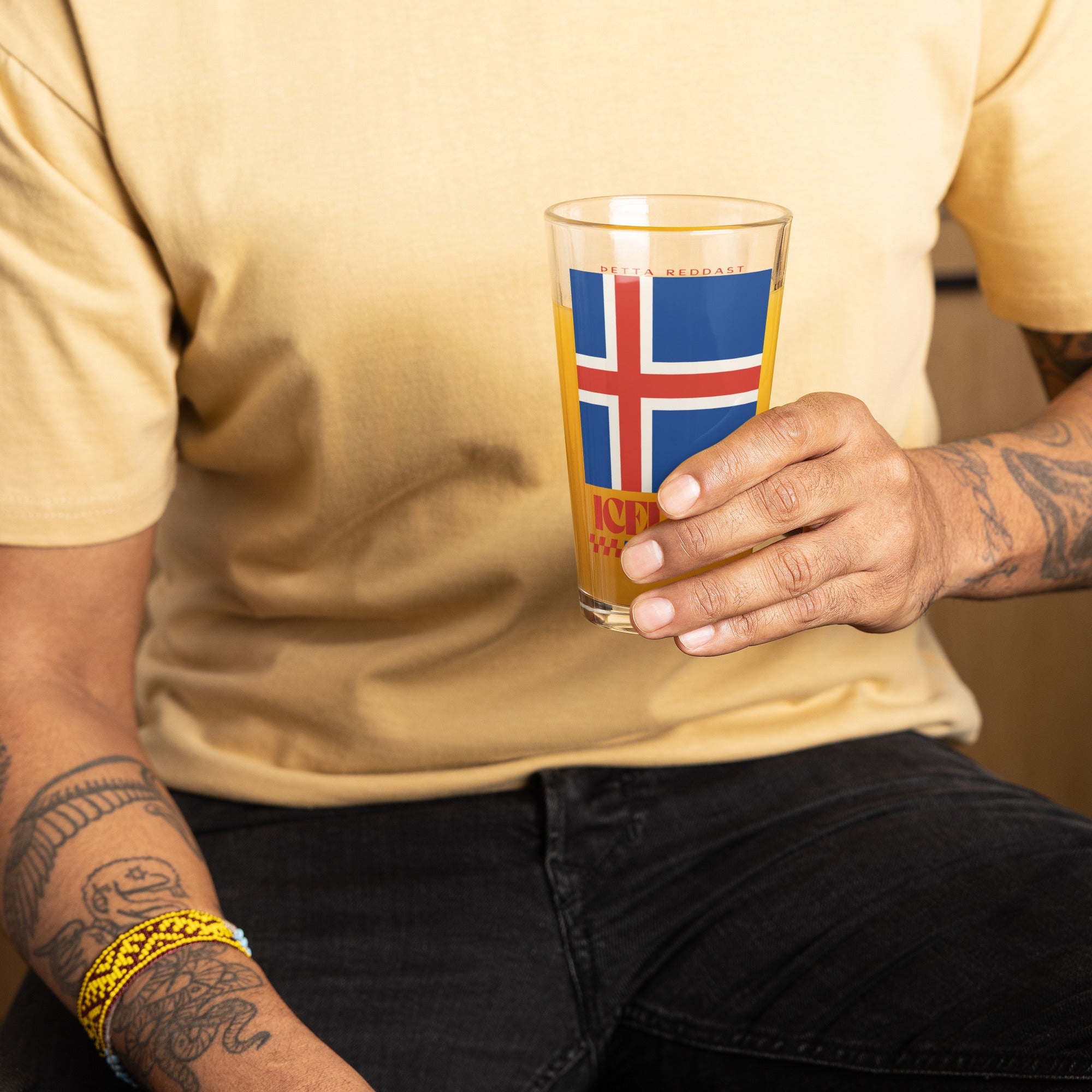 Iceland Pint Glass - Ezra's Clothing - Pint Glass