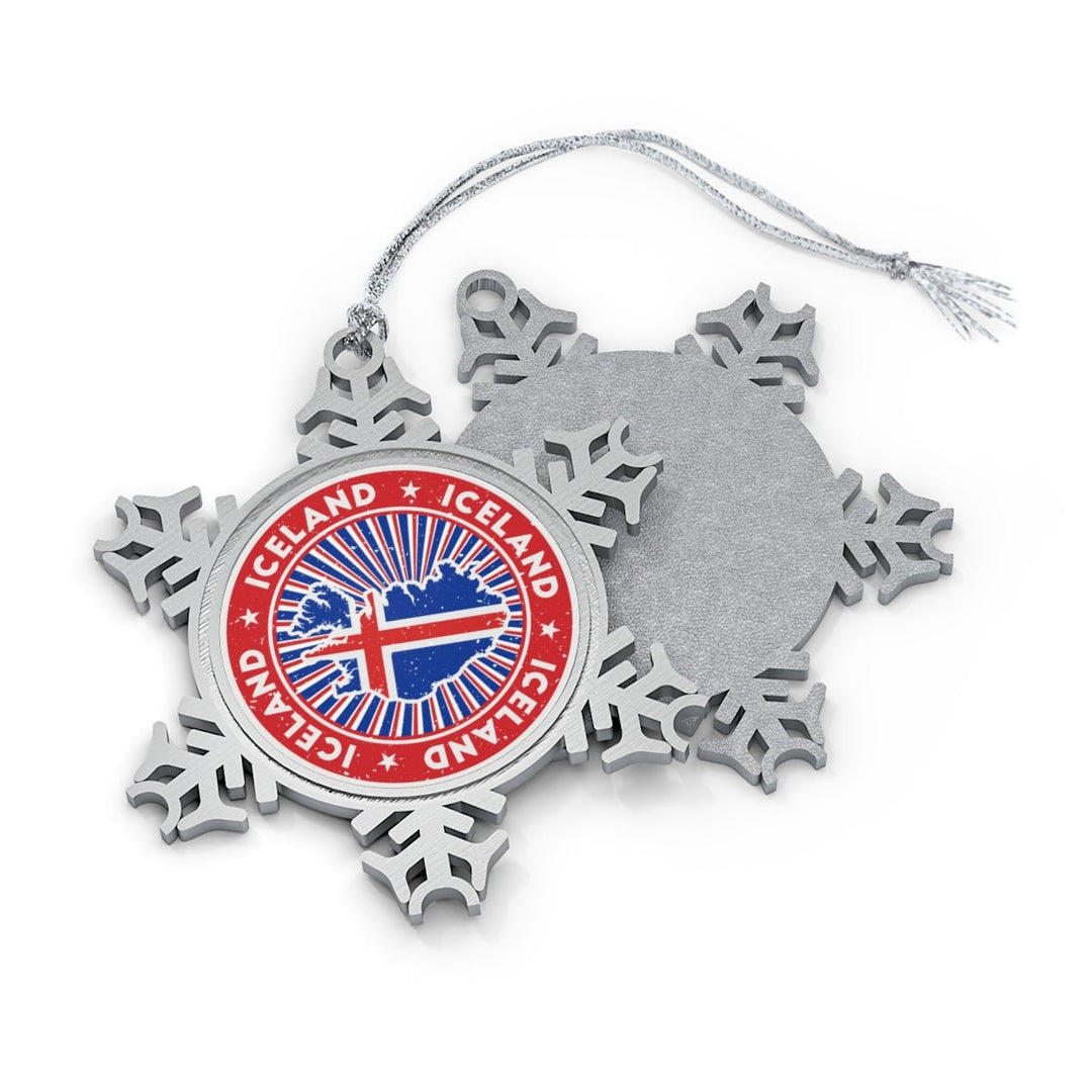 Iceland Snowflake Ornament - Ezra's Clothing - Christmas Ornament