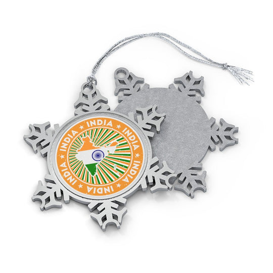 India Snowflake Ornament - Ezra's Clothing - Christmas Ornament