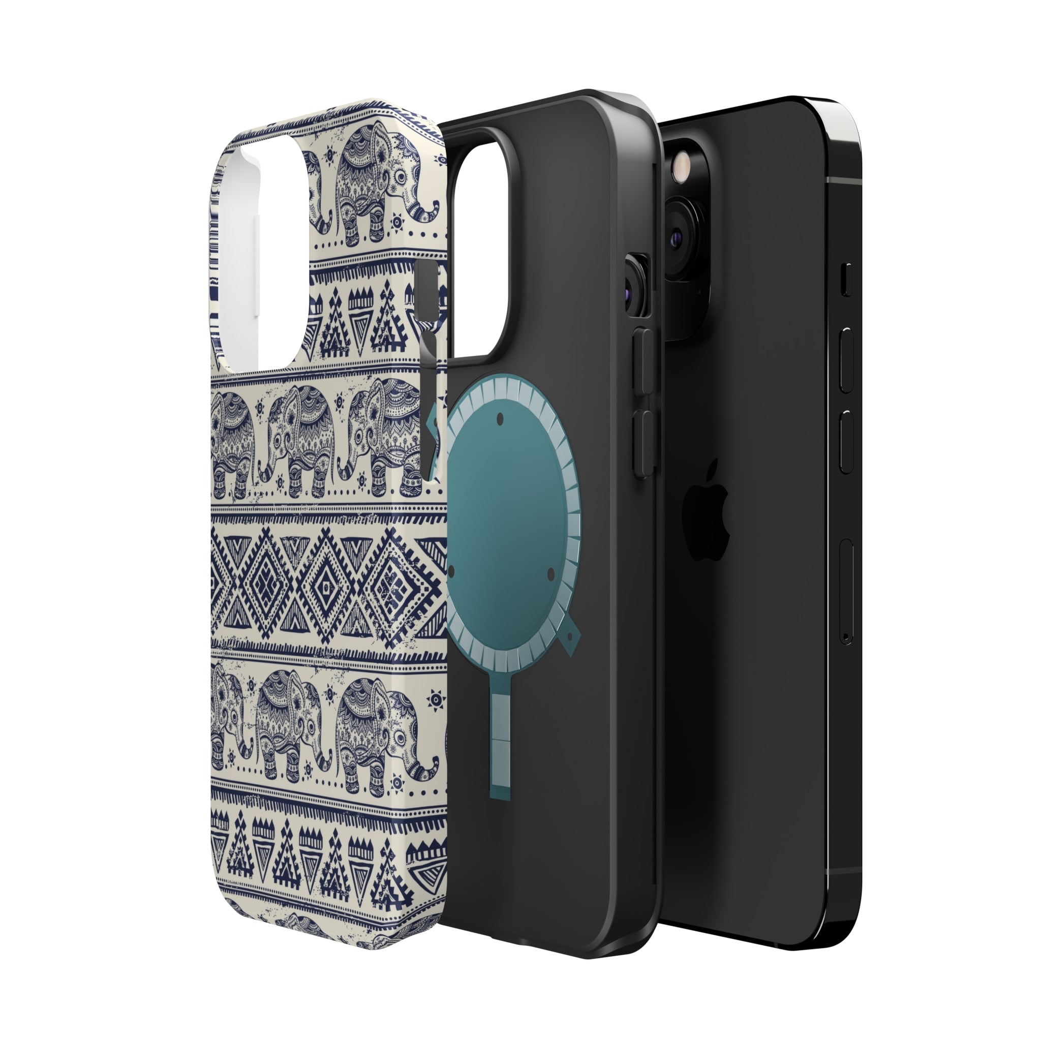 Indian Elephant Case - Magnetic Back - Ezra's Clothing - Magnetic Case