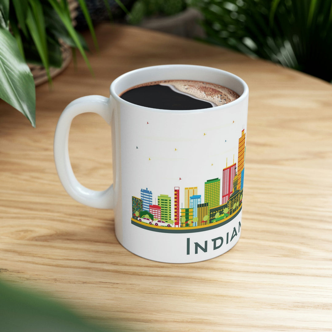 Indianapolis Indiana Coffee Mug - Ezra's Clothing - Mug