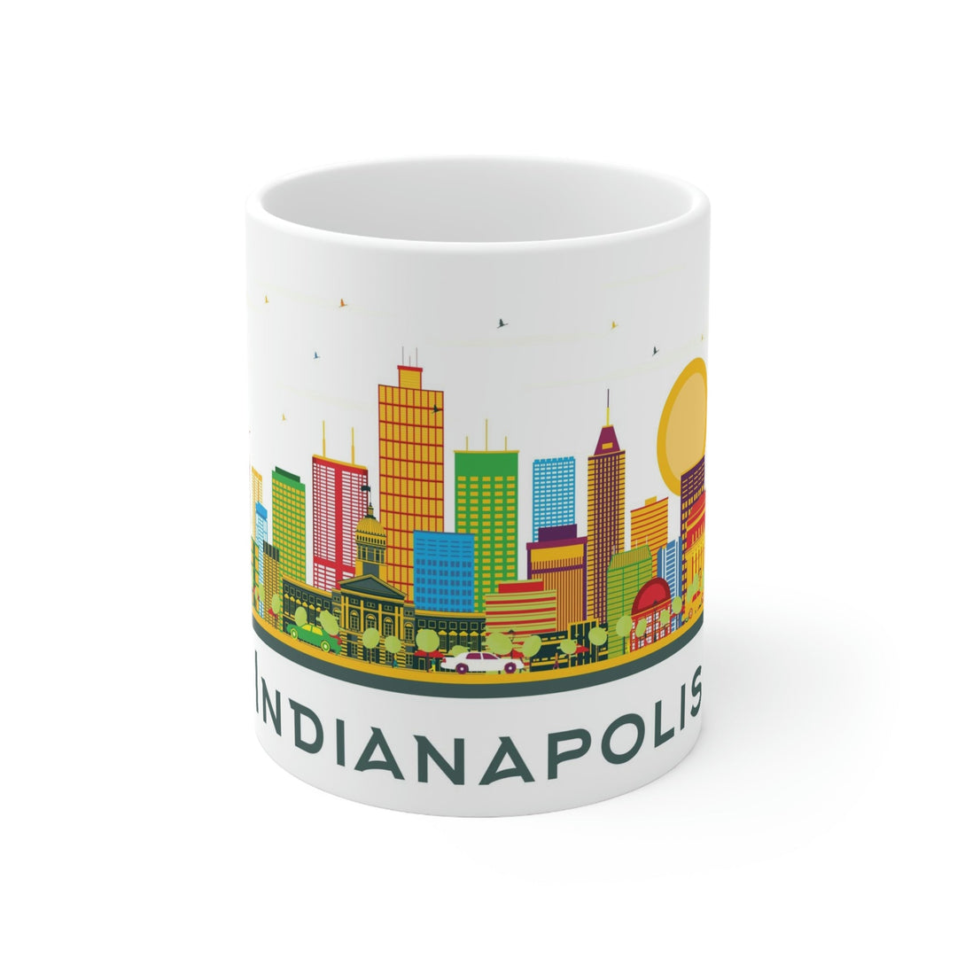Indianapolis Indiana Coffee Mug - Ezra's Clothing - Mug
