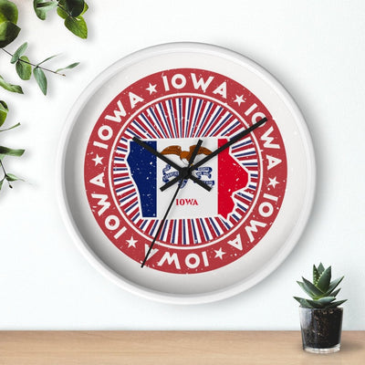 Iowa Wall Clock - Ezra's Clothing