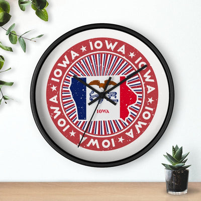 Iowa Wall Clock - Ezra's Clothing