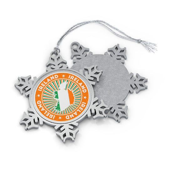 Ireland Snowflake Ornament - Ezra's Clothing - Christmas Ornament