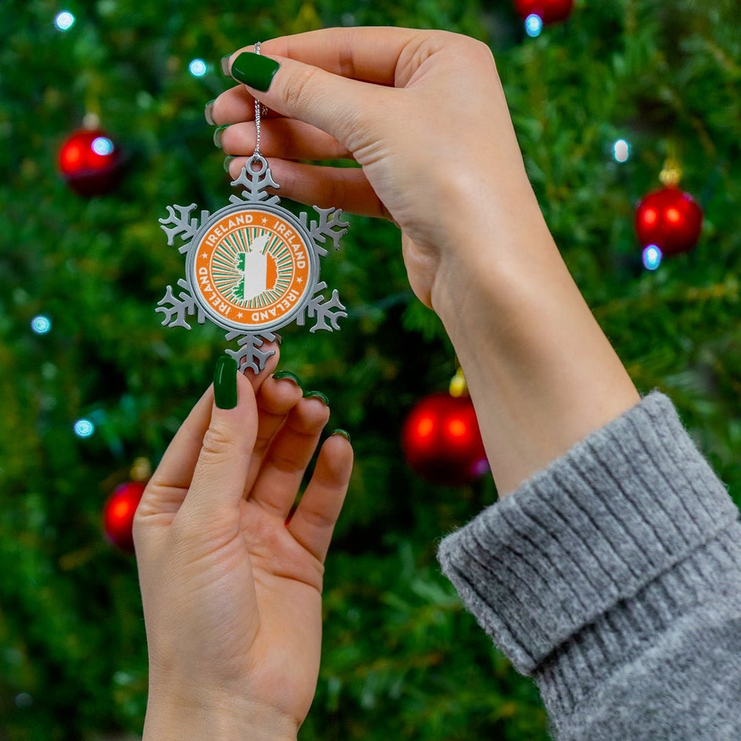 Ireland Snowflake Ornament - Ezra's Clothing - Christmas Ornament