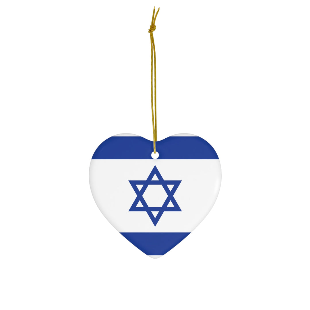 Israel Ceramic Ornament - Ezra's Clothing - Christmas Ornament