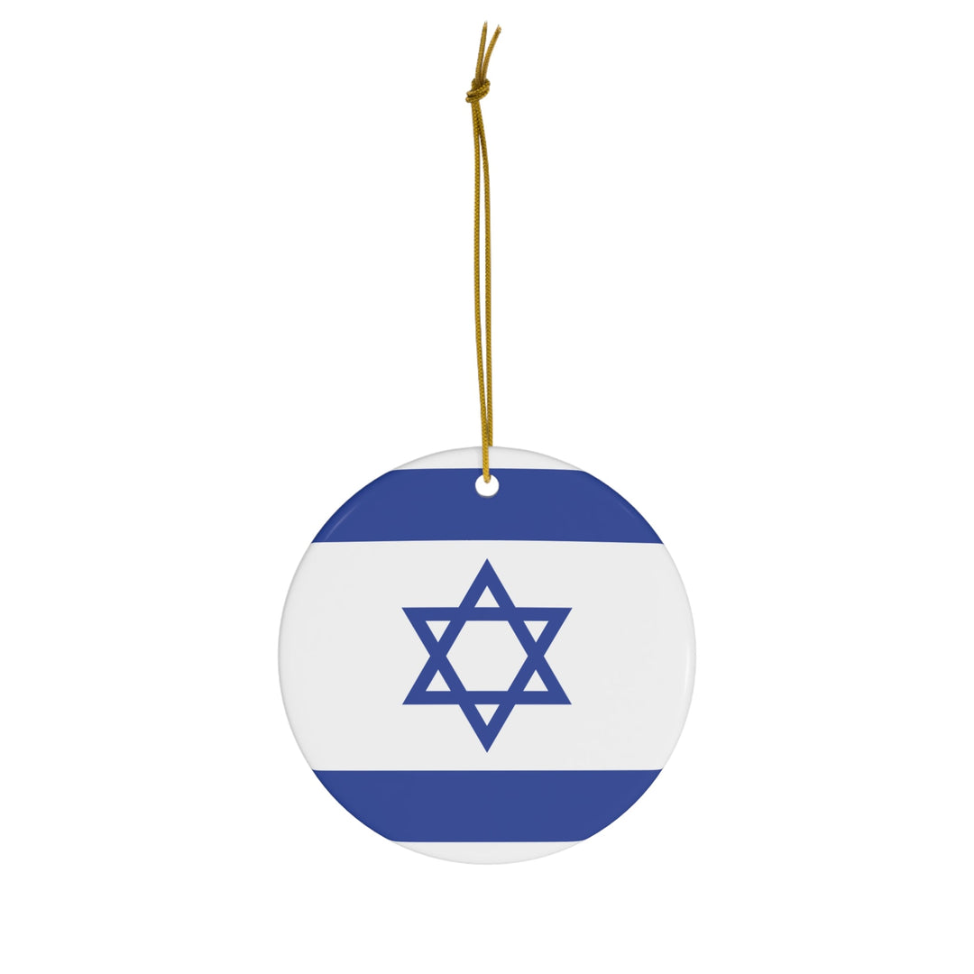 Israel Ceramic Ornament - Ezra's Clothing - Christmas Ornament