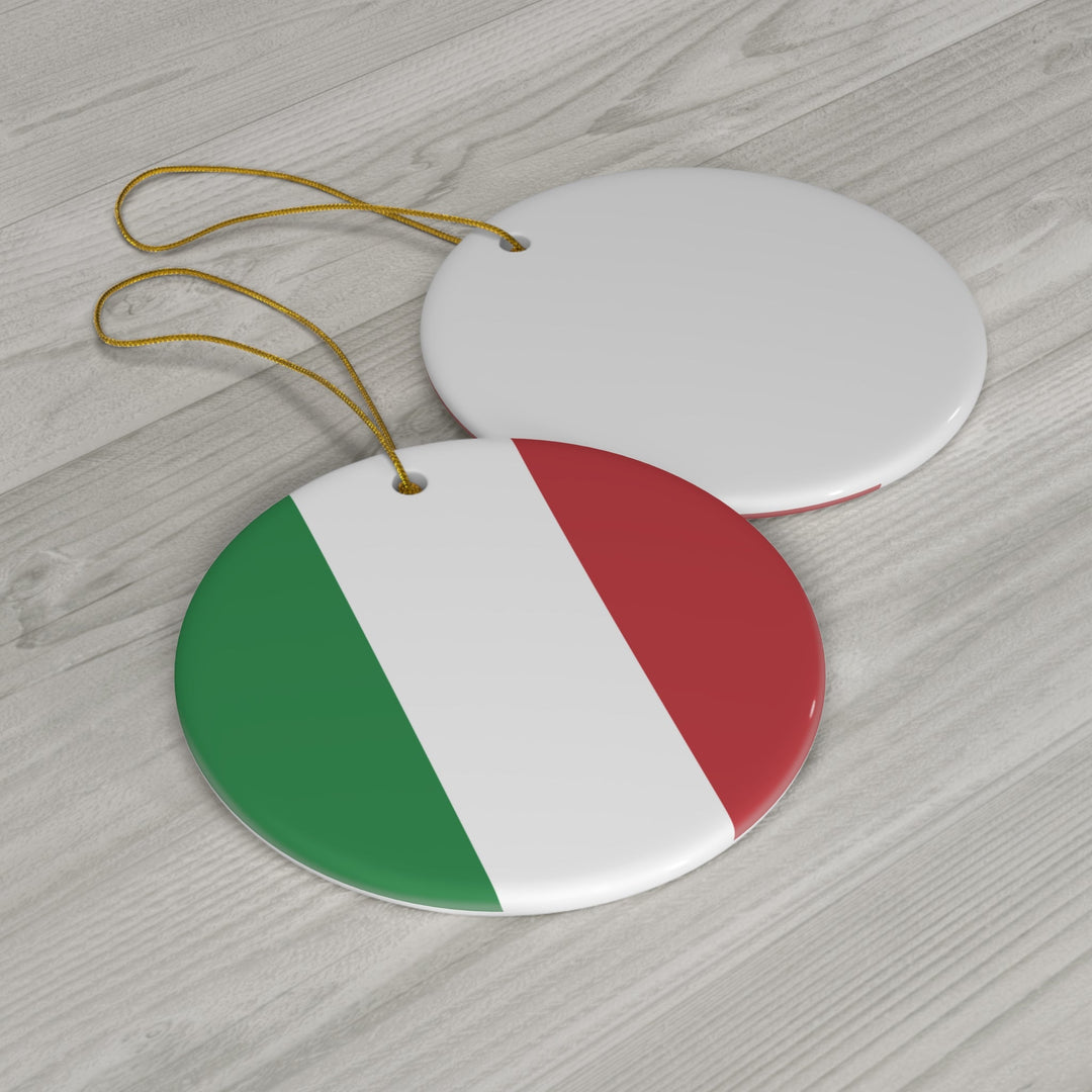 Italy Ceramic Ornament - Ezra's Clothing - Christmas Ornament