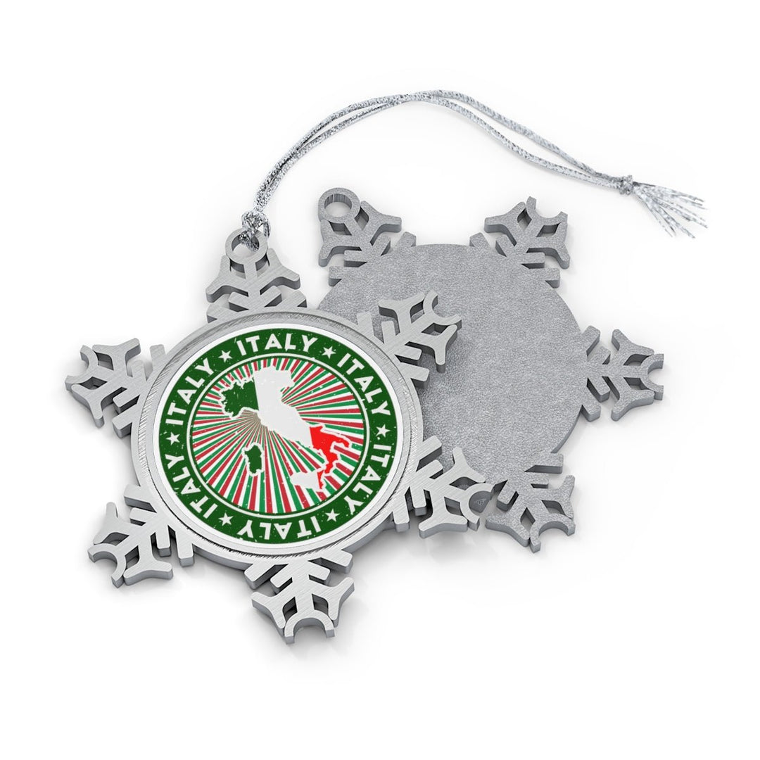 Italy Snowflake Ornament - Ezra's Clothing - Christmas Ornament