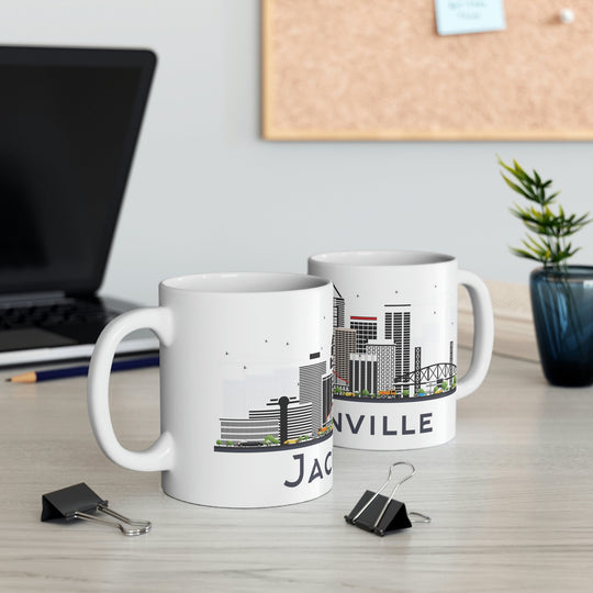 Jacksonville Florida Coffee Mug - Ezra's Clothing - Mug