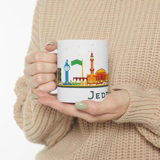 Jeddah Saudi Arabia Coffee Mug - Ezra's Clothing - Mug