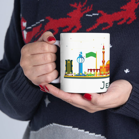 Jeddah Saudi Arabia Coffee Mug - Ezra's Clothing - Mug