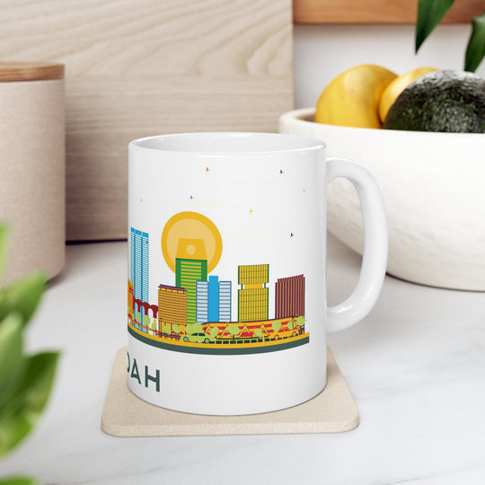 Jeddah Saudi Arabia Coffee Mug - Ezra's Clothing - Mug