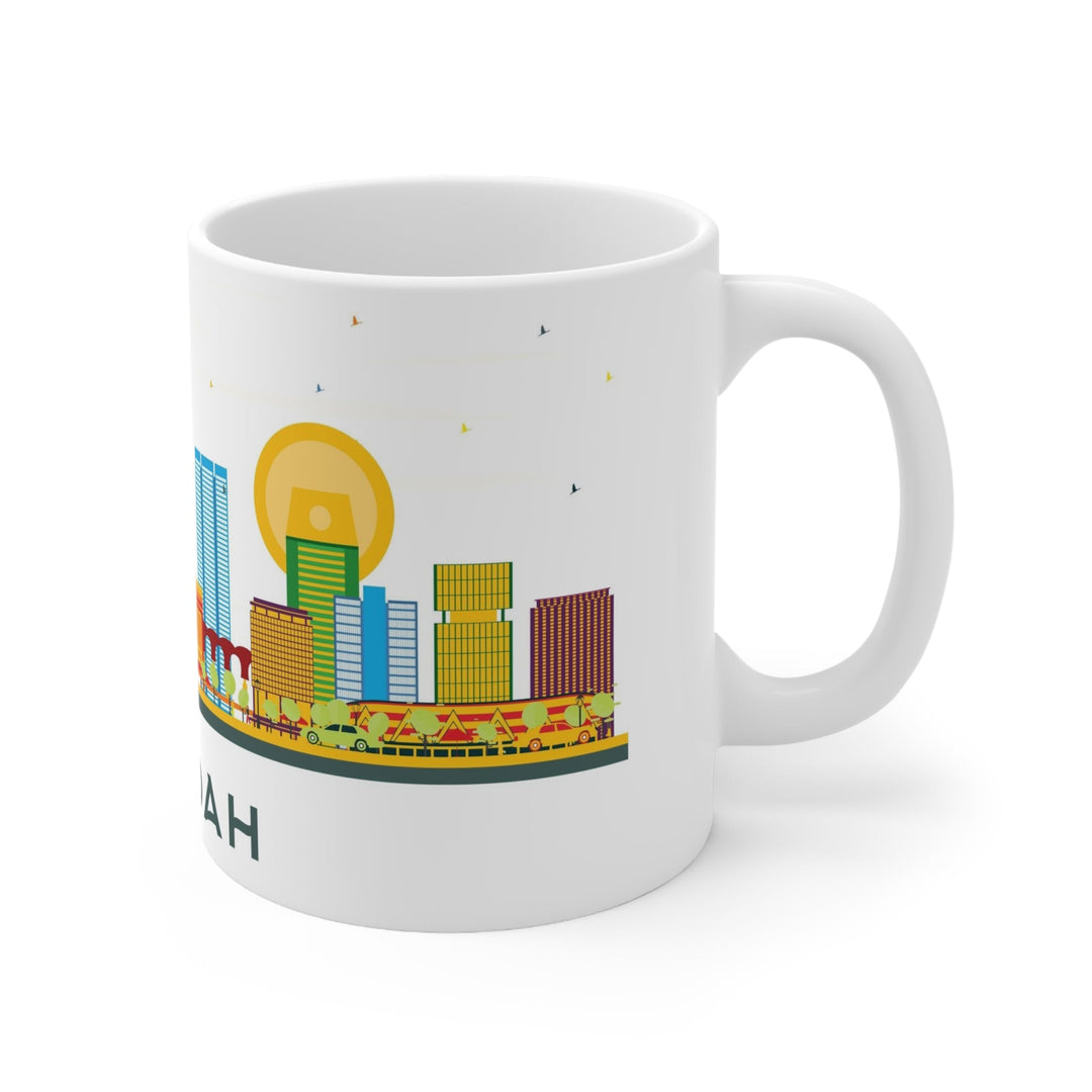 Jeddah Saudi Arabia Coffee Mug - Ezra's Clothing - Mug