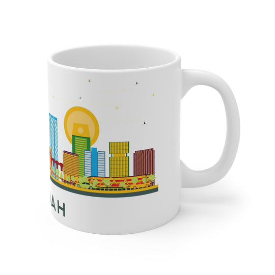 Jeddah Saudi Arabia Coffee Mug - Ezra's Clothing - Mug