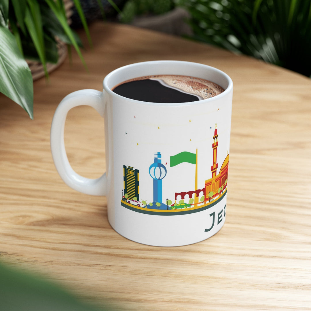 Jeddah Saudi Arabia Coffee Mug - Ezra's Clothing - Mug