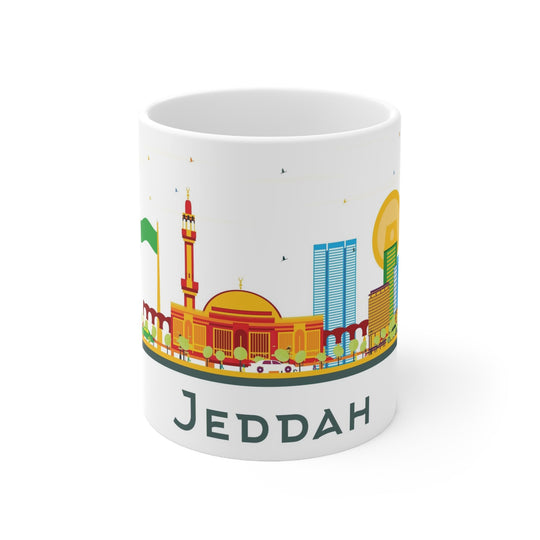 Jeddah Saudi Arabia Coffee Mug - Ezra's Clothing - Mug