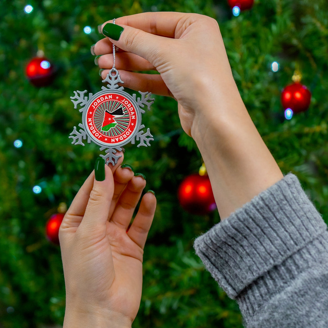 Jordan Snowflake Ornament - Ezra's Clothing - Christmas Ornament