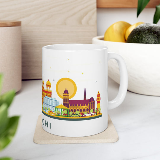 Karachi Pakistan Coffee Mug - Ezra's Clothing - Mug